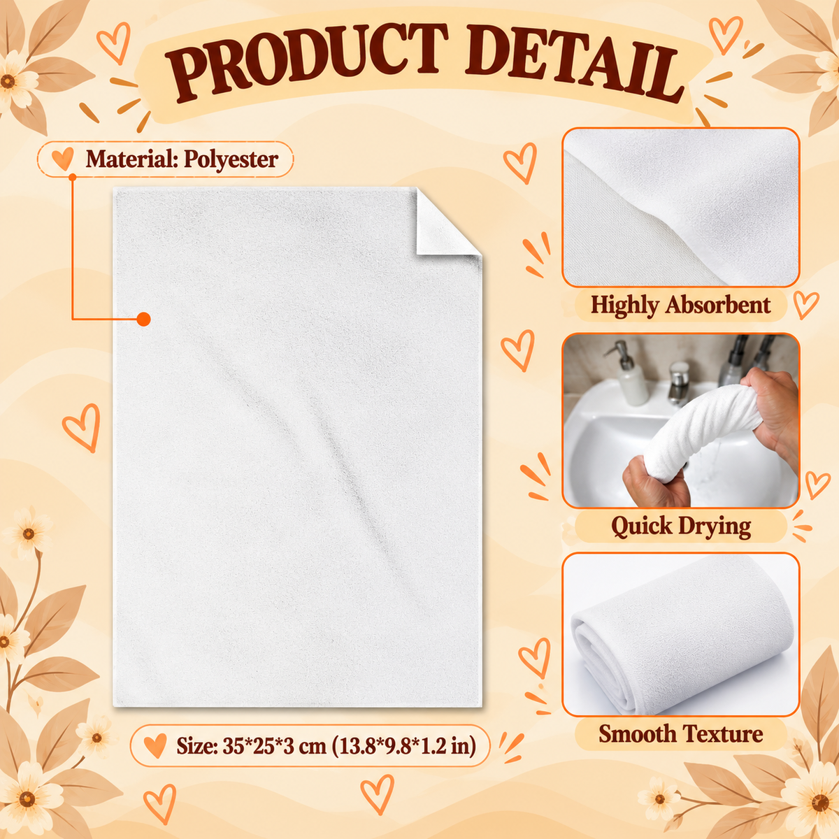 Personalized By His Wounds Cross Kitchen Towel