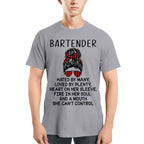 Awesome Bartender-T-shirt-#F090724BYPLE5FBARTZ4