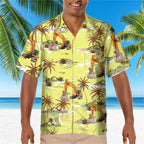 Awesome Heavy Equipment Operator- AOP Pocket Hawaiian Shirt - grunx260804-0174