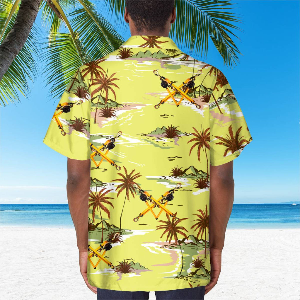 Awesome Lineman- AOP Pocket Hawaiian Shirt - grunx260804-0328