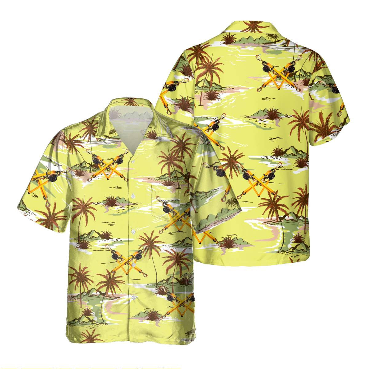 Awesome Lineman- AOP Pocket Hawaiian Shirt - grunx260804-0328