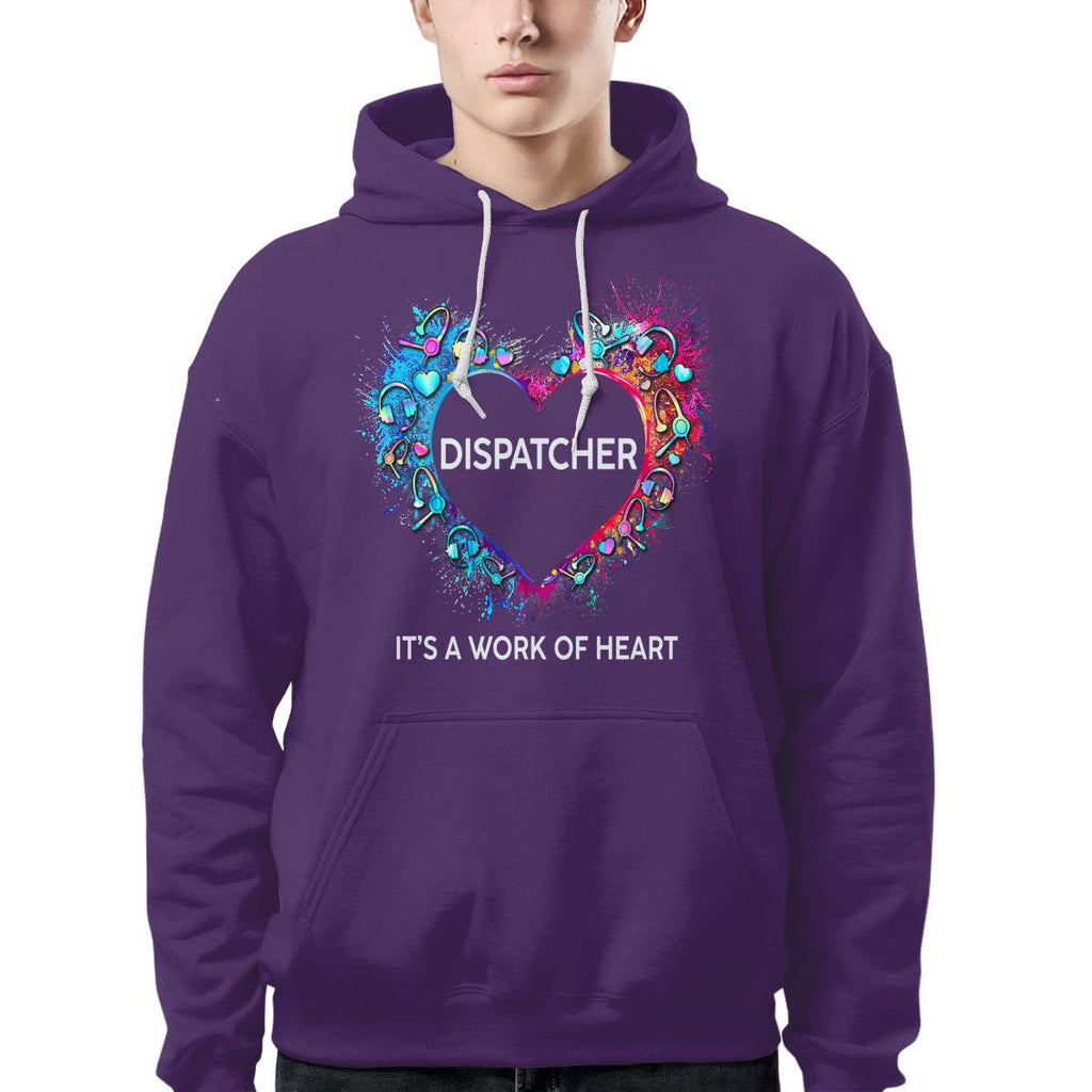 Awesome Dispatcher Its a work of heart-T-shirt - grunx260804-0016