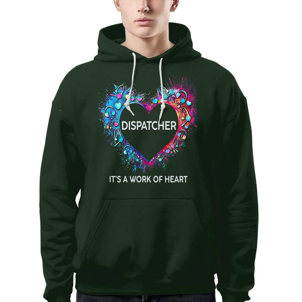 Awesome Dispatcher Its a work of heart-T-shirt - grunx260804-0016