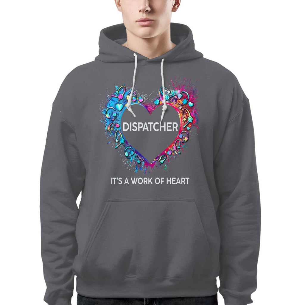 Awesome Dispatcher Its a work of heart-T-shirt - grunx260804-0016