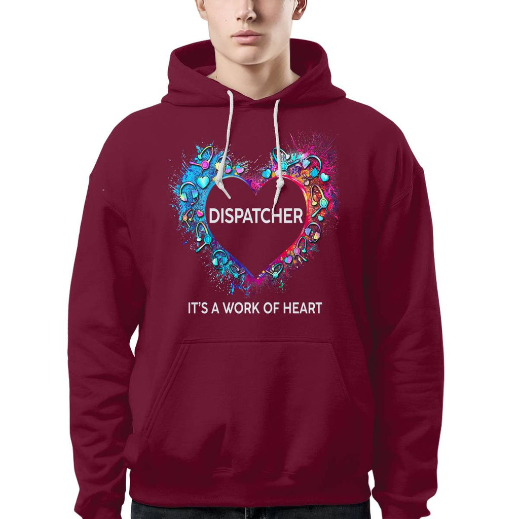 Awesome Dispatcher Its a work of heart-T-shirt - grunx260804-0016