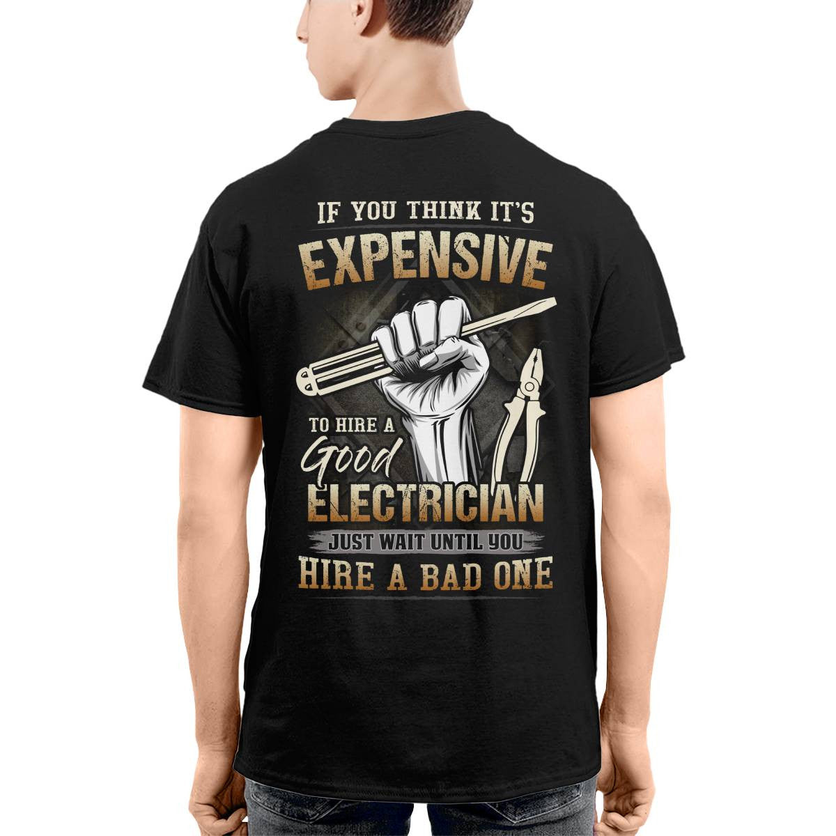 Awesome Electrician-T-shirt - grunx260804-0074