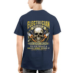 Awesome Electrician using a high school diploma-T-shirt - grunx260804-0087