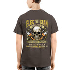 Awesome Electrician using a high school diploma-T-shirt - grunx260804-0087