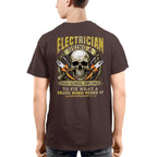 Awesome Electrician using a high school diploma-T-shirt - grunx260804-0087