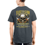 Awesome Electrician using a high school diploma-T-shirt - grunx260804-0087