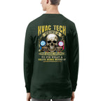 Awesome HVAC Tech using a high school diploma-T-shirt - grunx260804-0248