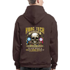 Awesome HVAC Tech using a high school diploma-T-shirt - grunx260804-0248