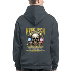 Awesome HVAC Tech using a high school diploma-T-shirt - grunx260804-0248