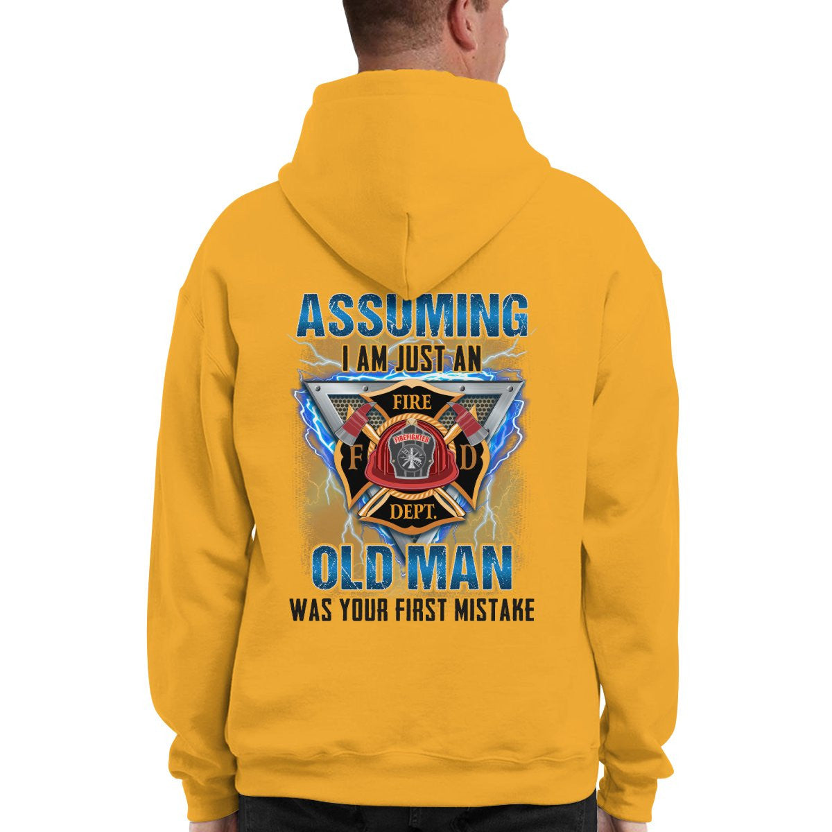Awesome Firefighter-Hoodie - grunx260804-0137