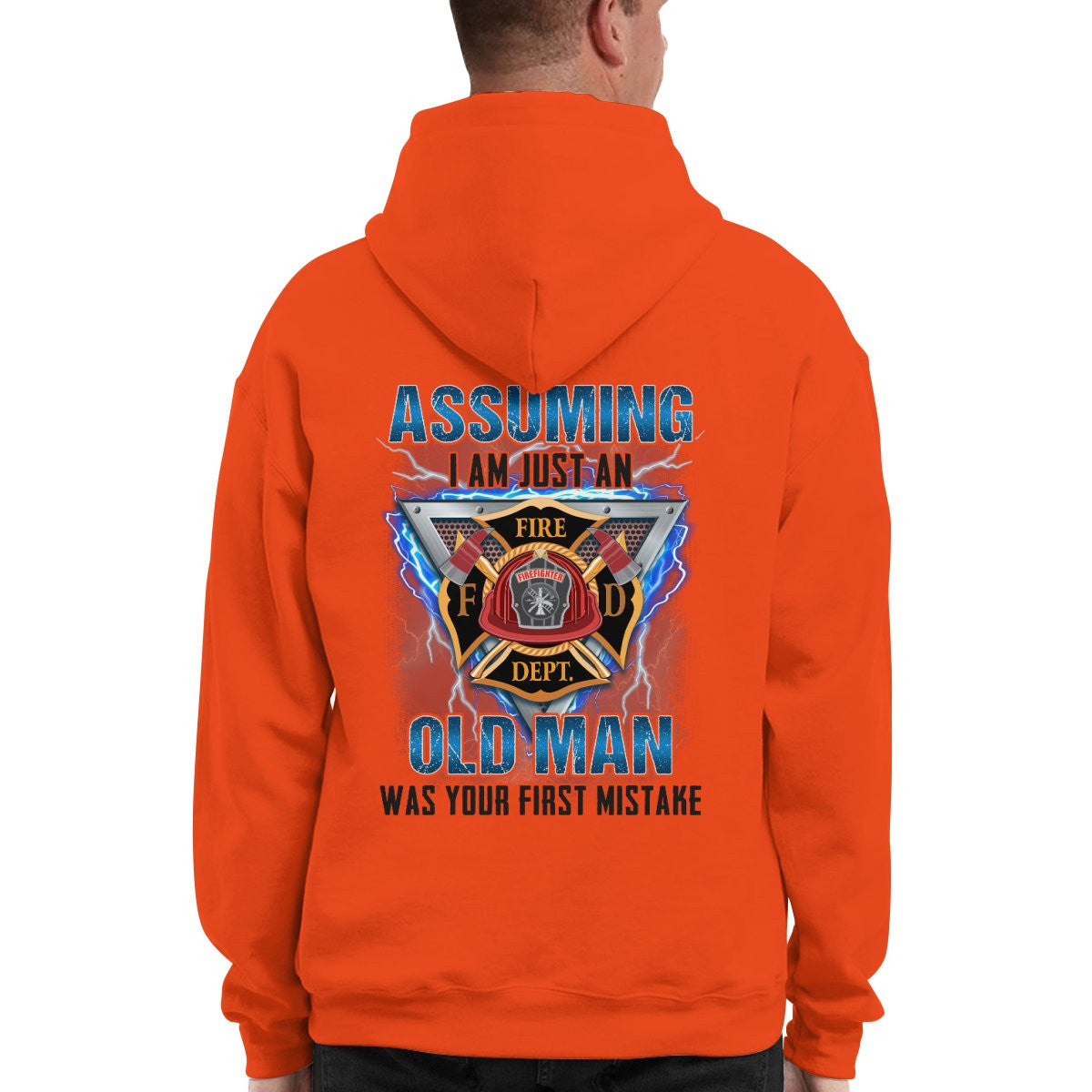 Awesome Firefighter-Hoodie - grunx260804-0137