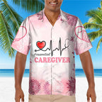 Awesome Caregiver- AOP Pocket Hawaiian Shirt-#F300824FIVTHIN14BCAREZ4