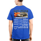 Awesome Electrician Hourly Rate-T-shirt - grunx260804-0062