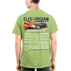 Awesome Electrician Hourly Rate-T-shirt - grunx260804-0062