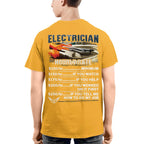 Awesome Electrician Hourly Rate-T-shirt - grunx260804-0062