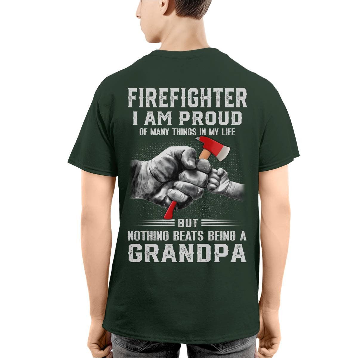 Awesome Firefighter-T-shirt - grunx260804-0147