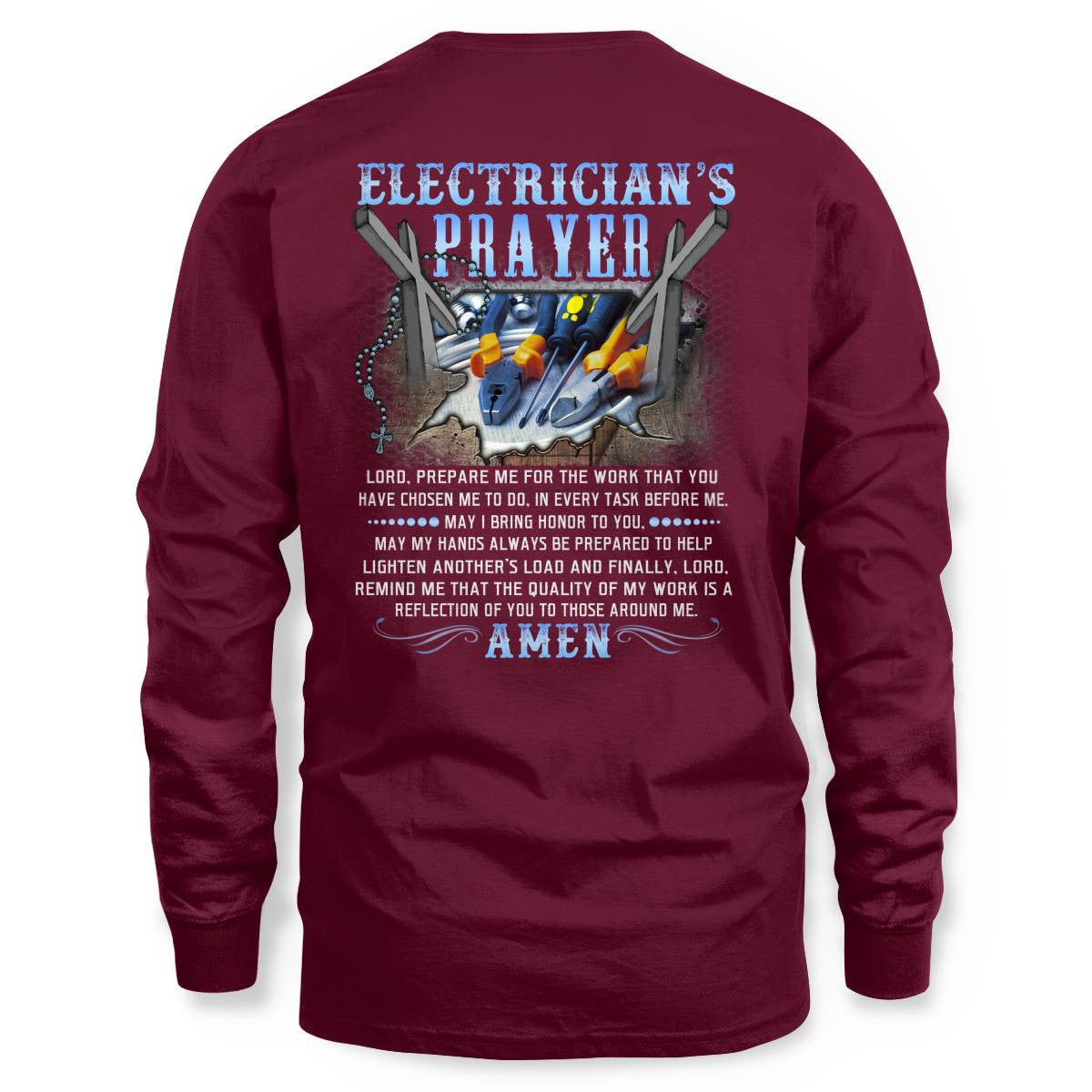 Awesome Electrician's Prayer-Hoodie - grunx260804-0069