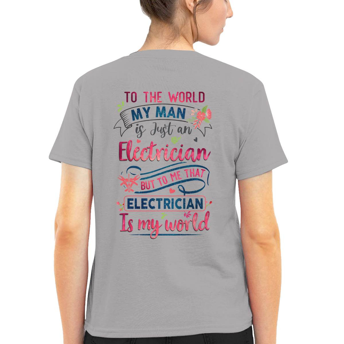 Awesome Electrician's Lady -Hoodie - grunx260804-0065