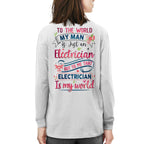 Awesome Electrician's Lady -Hoodie - grunx260804-0065