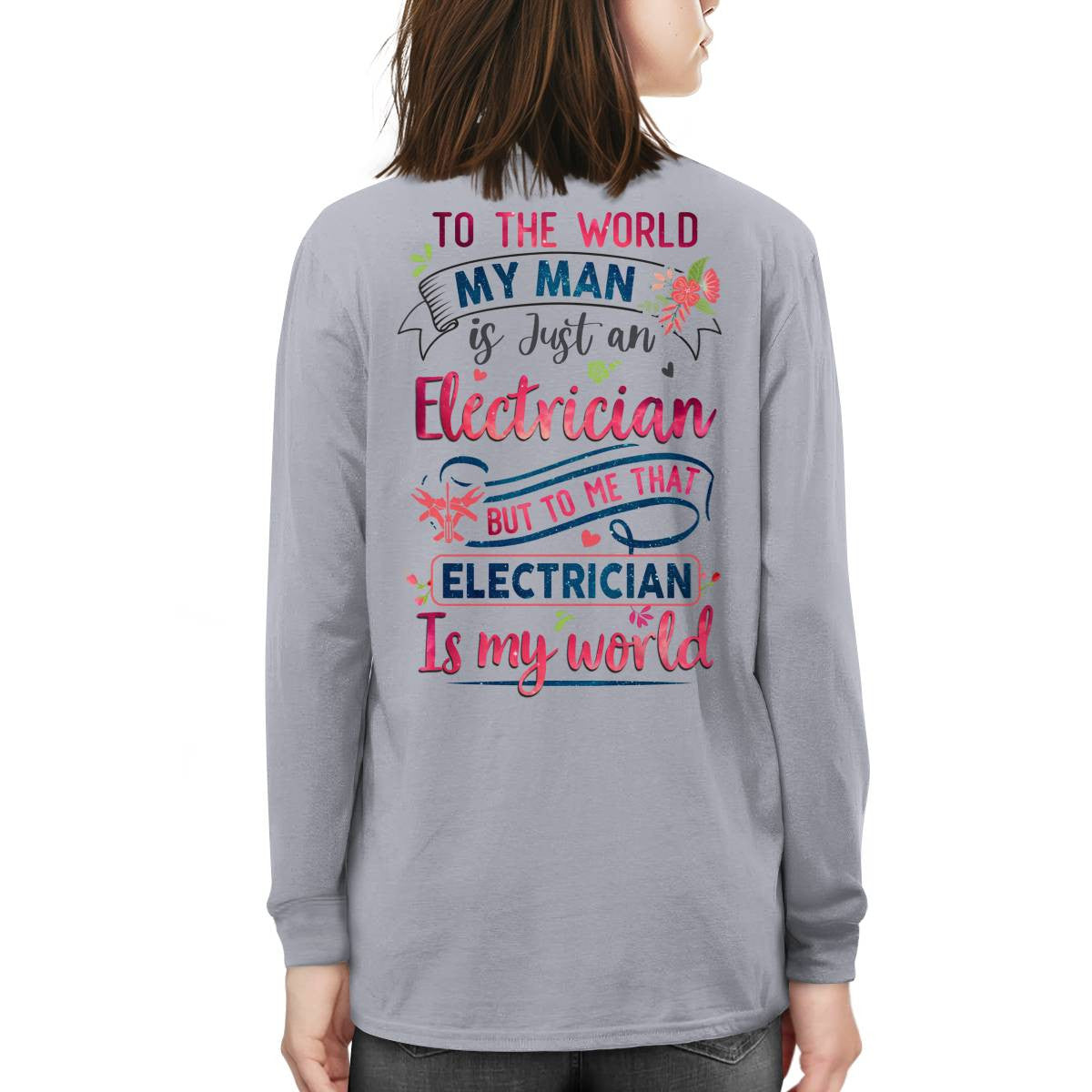 Awesome Electrician's Lady -Hoodie - grunx260804-0065