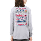 Awesome Electrician's Lady -Hoodie - grunx260804-0065
