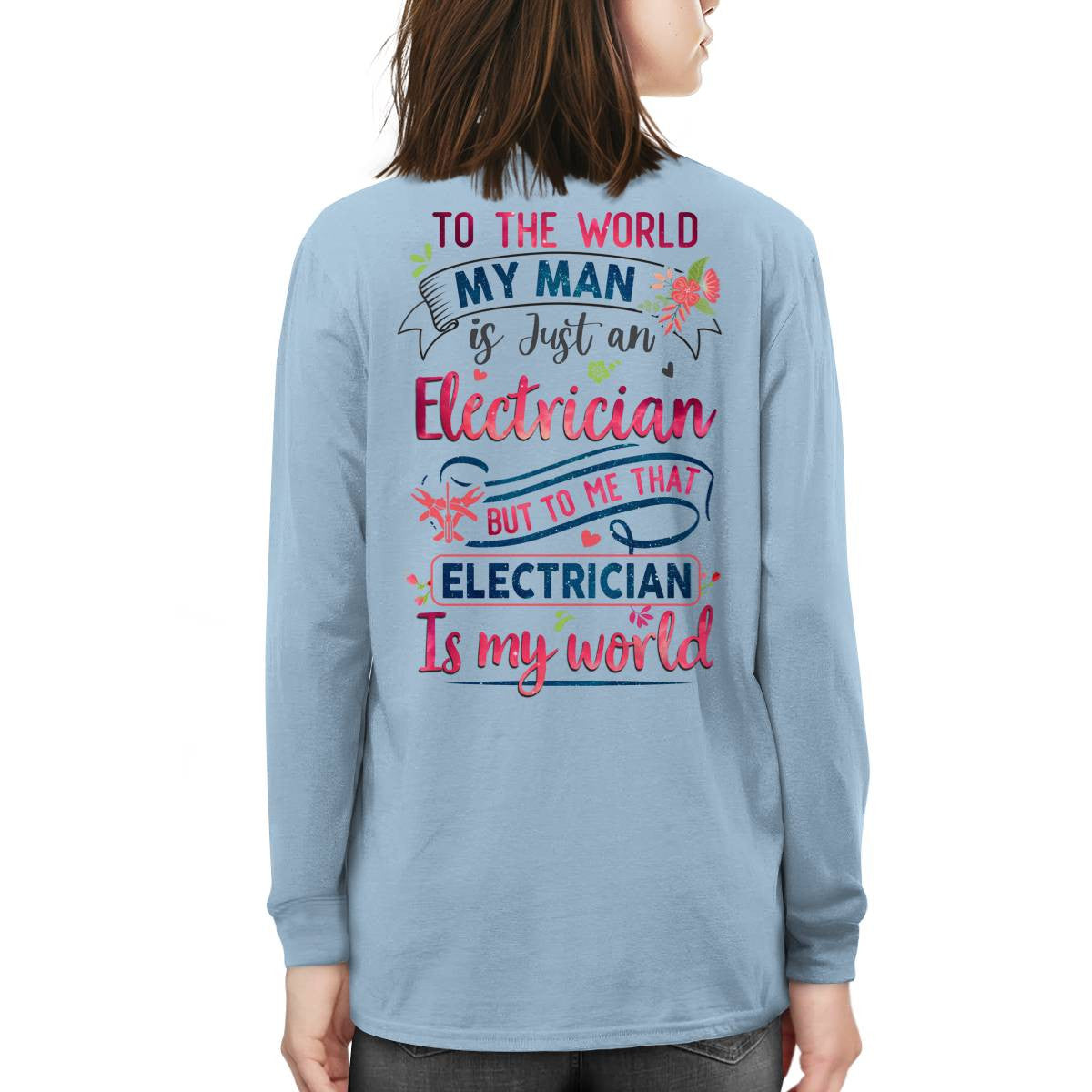 Awesome Electrician's Lady -Hoodie - grunx260804-0065
