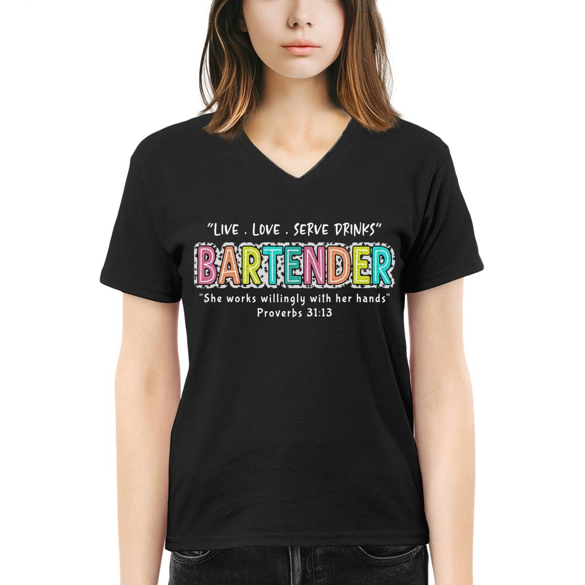 Awesome Bartender-T-shirt-#F190724WILINY4FBARTZ4