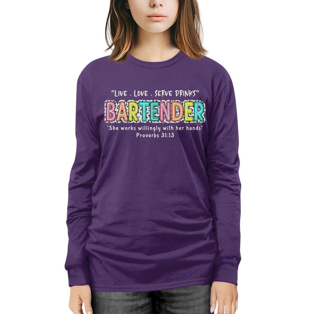 Awesome Bartender-T-shirt-#F190724WILINY4FBARTZ4