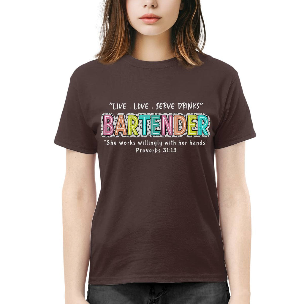 Awesome Bartender-T-shirt-#F190724WILINY4FBARTZ4