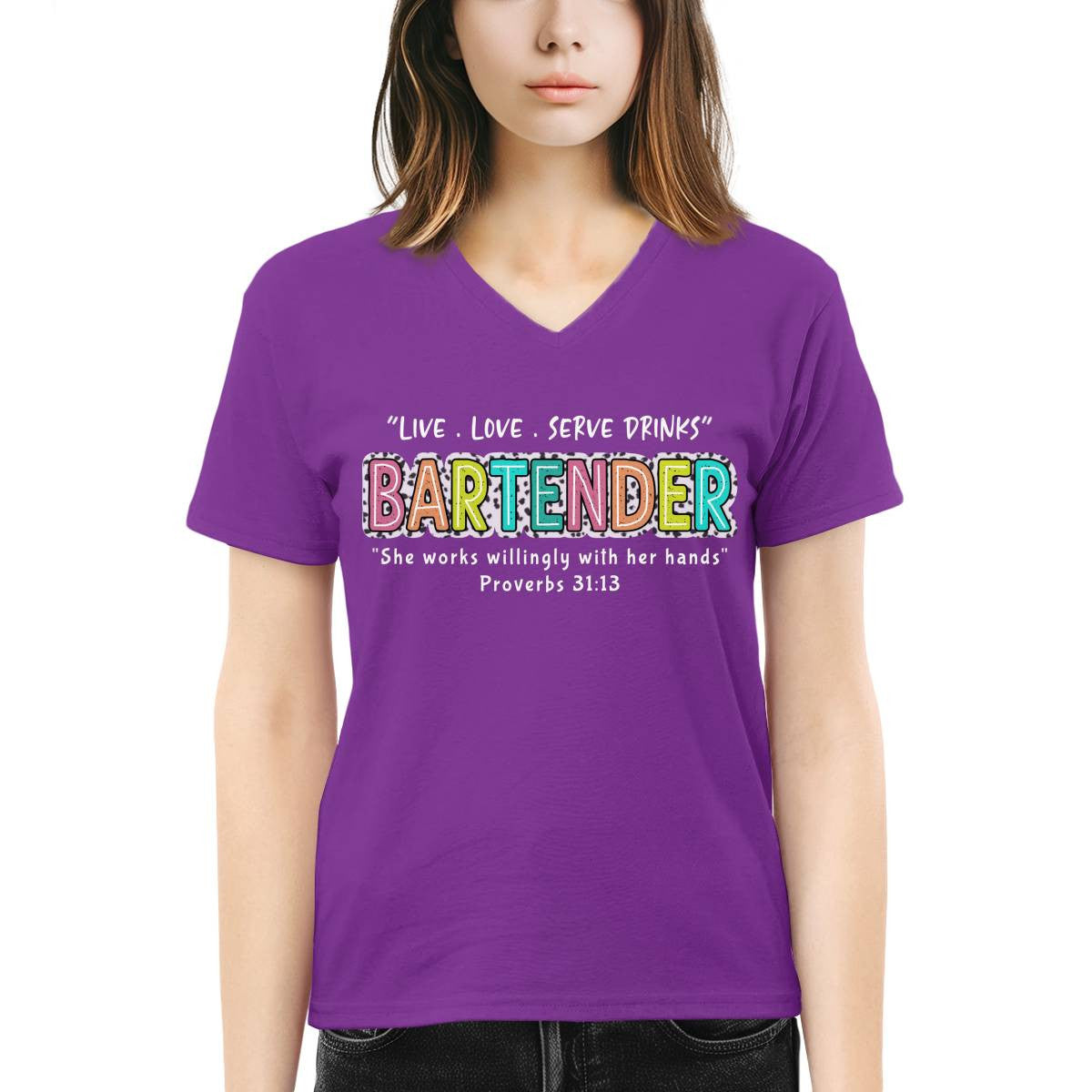 Awesome Bartender-T-shirt-#F190724WILINY4FBARTZ4