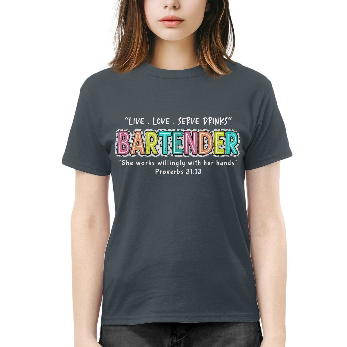 Awesome Bartender-T-shirt-#F190724WILINY4FBARTZ4