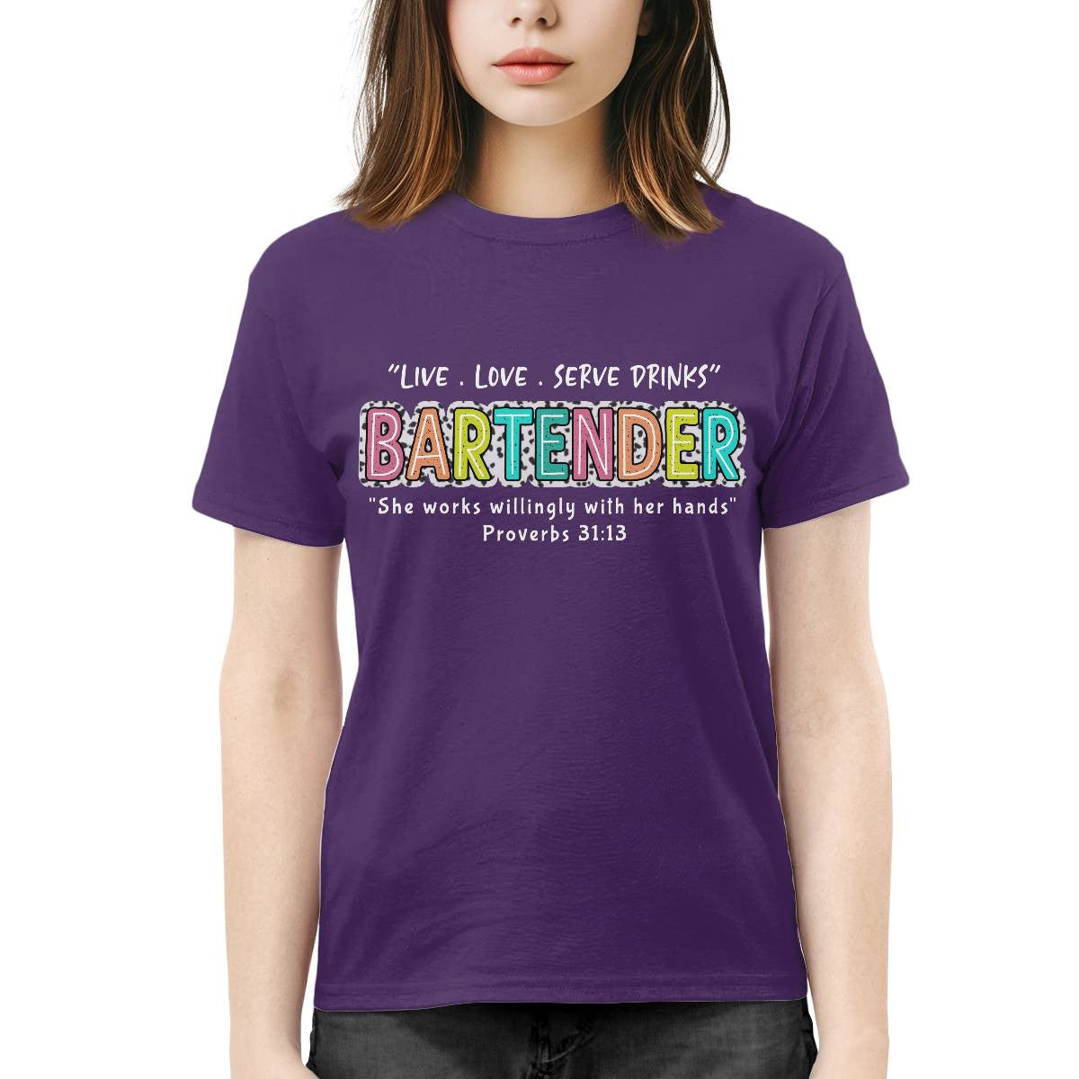 Awesome Bartender-T-shirt-#F190724WILINY4FBARTZ4