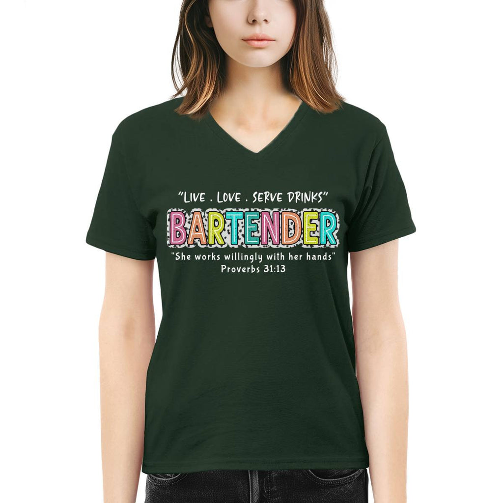 Awesome Bartender-T-shirt-#F190724WILINY4FBARTZ4