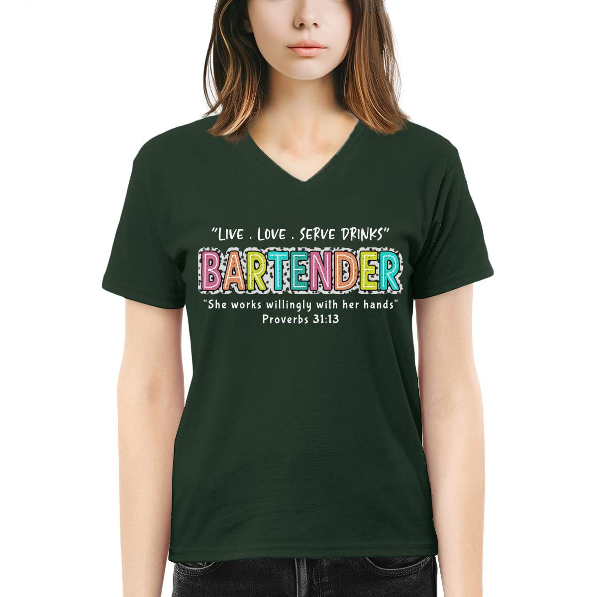 Awesome Bartender-T-shirt-#F190724WILINY4FBARTZ4