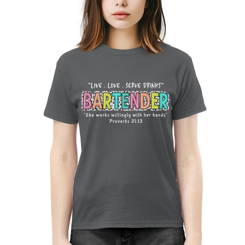 Awesome Bartender-T-shirt-#F190724WILINY4FBARTZ4
