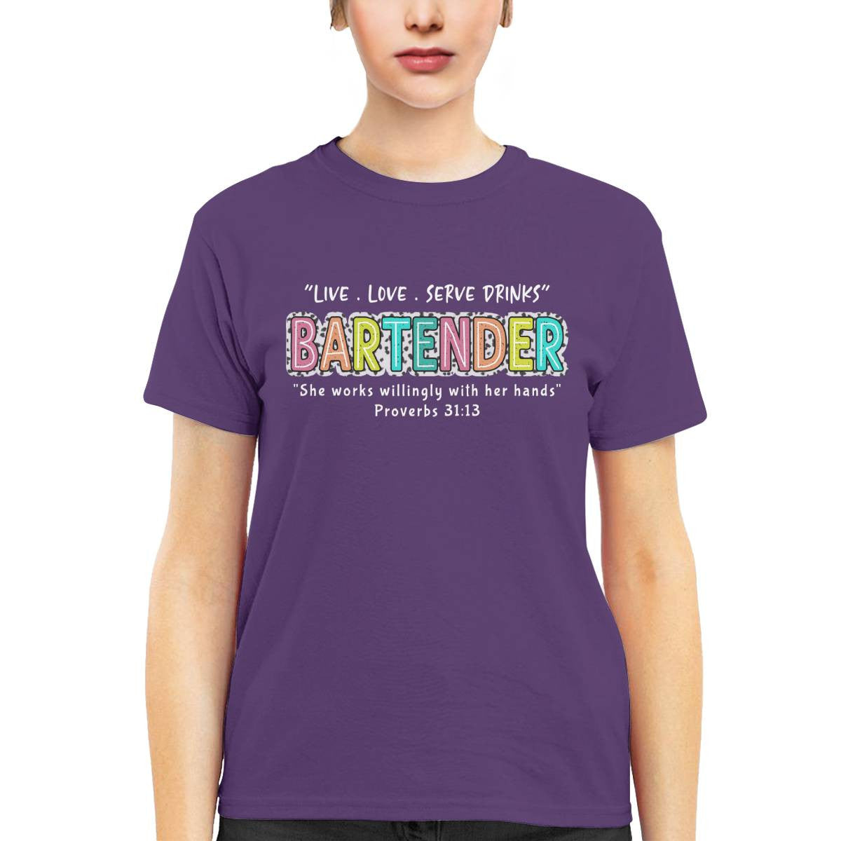 Awesome Bartender-T-shirt-#F190724WILINY4FBARTZ4