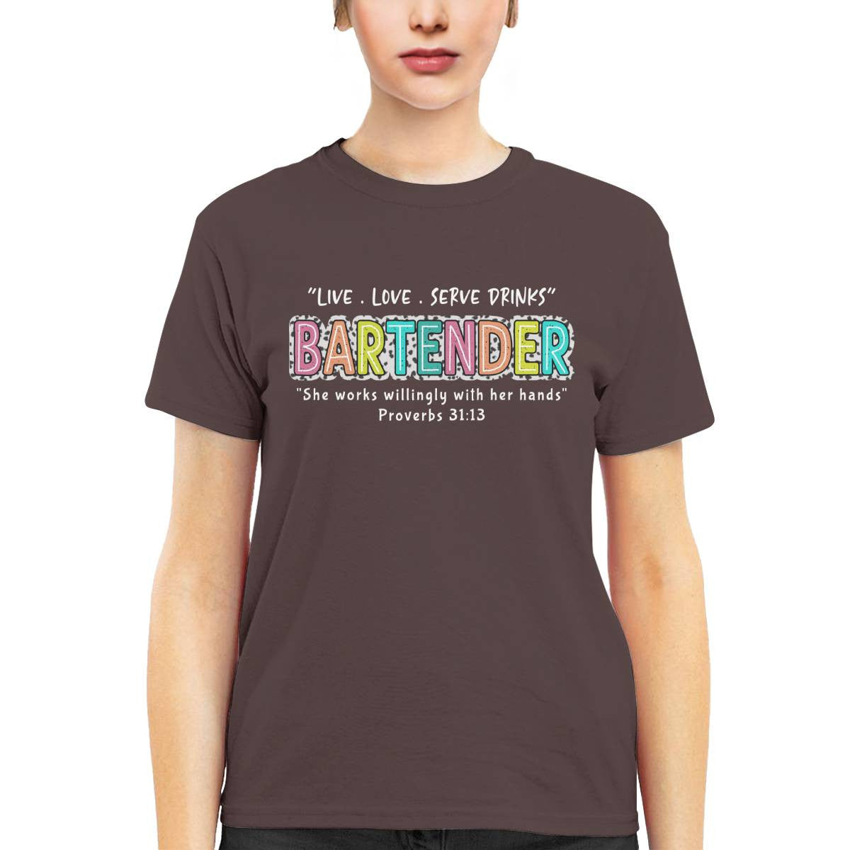 Awesome Bartender-T-shirt-#F190724WILINY4FBARTZ4