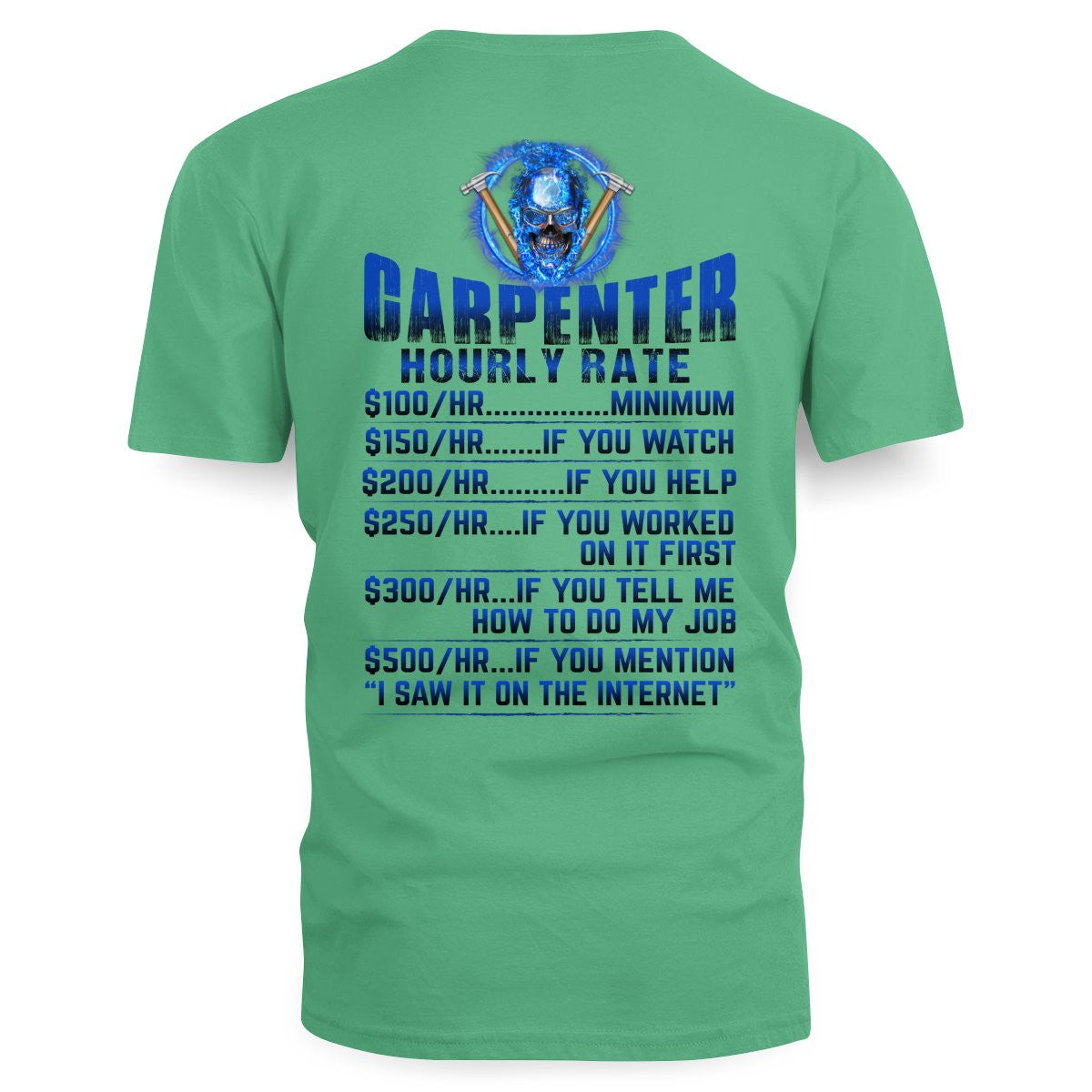 Awesome Carpenter Hourly Rate-Hoodie-#M191024HORLY9BCARPZ8