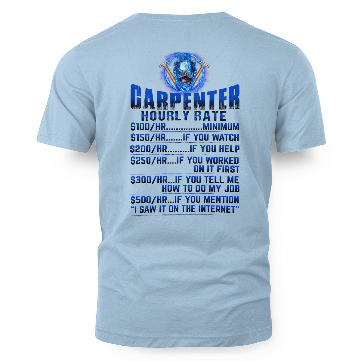 Awesome Carpenter Hourly Rate-Hoodie-#M191024HORLY9BCARPZ8