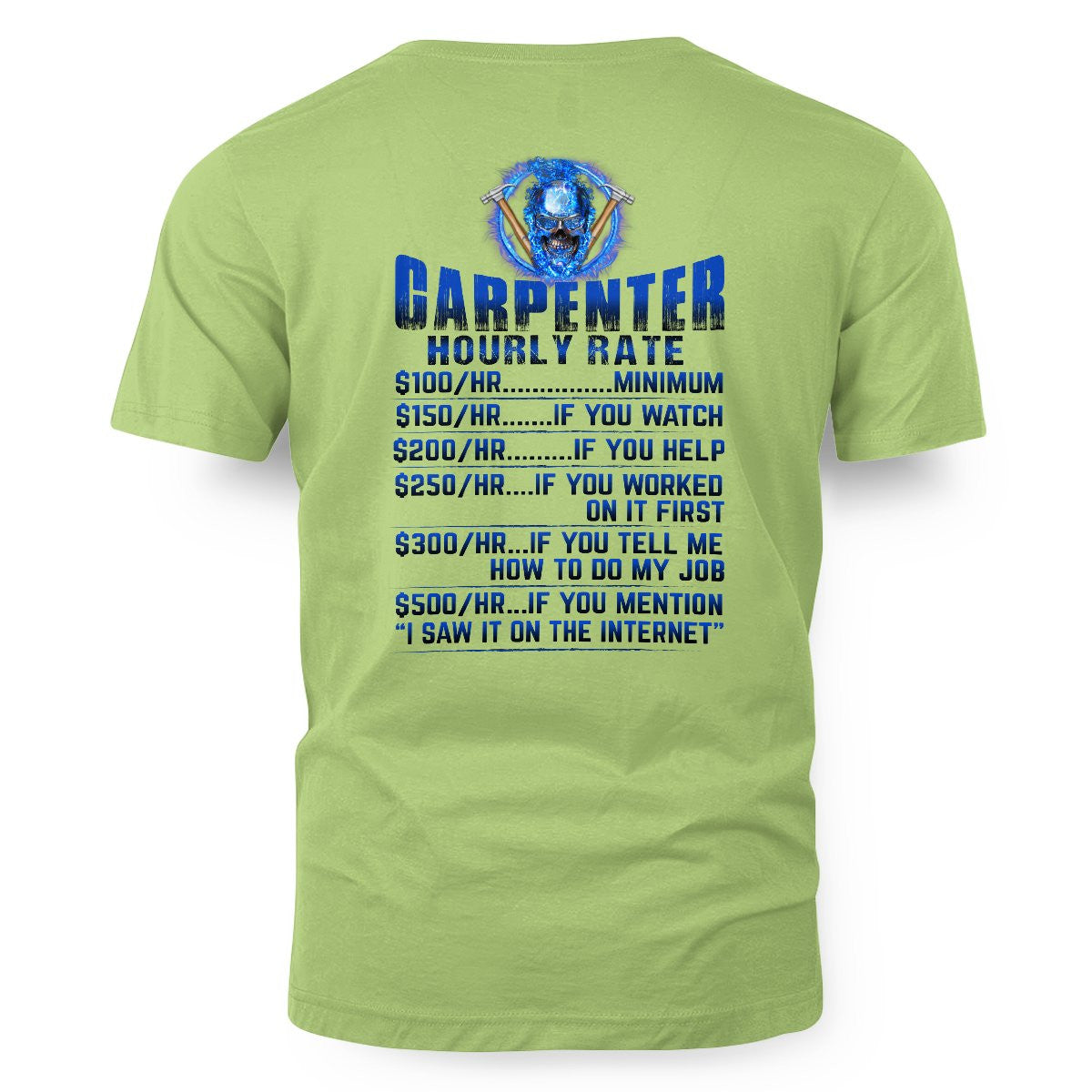Awesome Carpenter Hourly Rate-Hoodie-#M191024HORLY9BCARPZ8