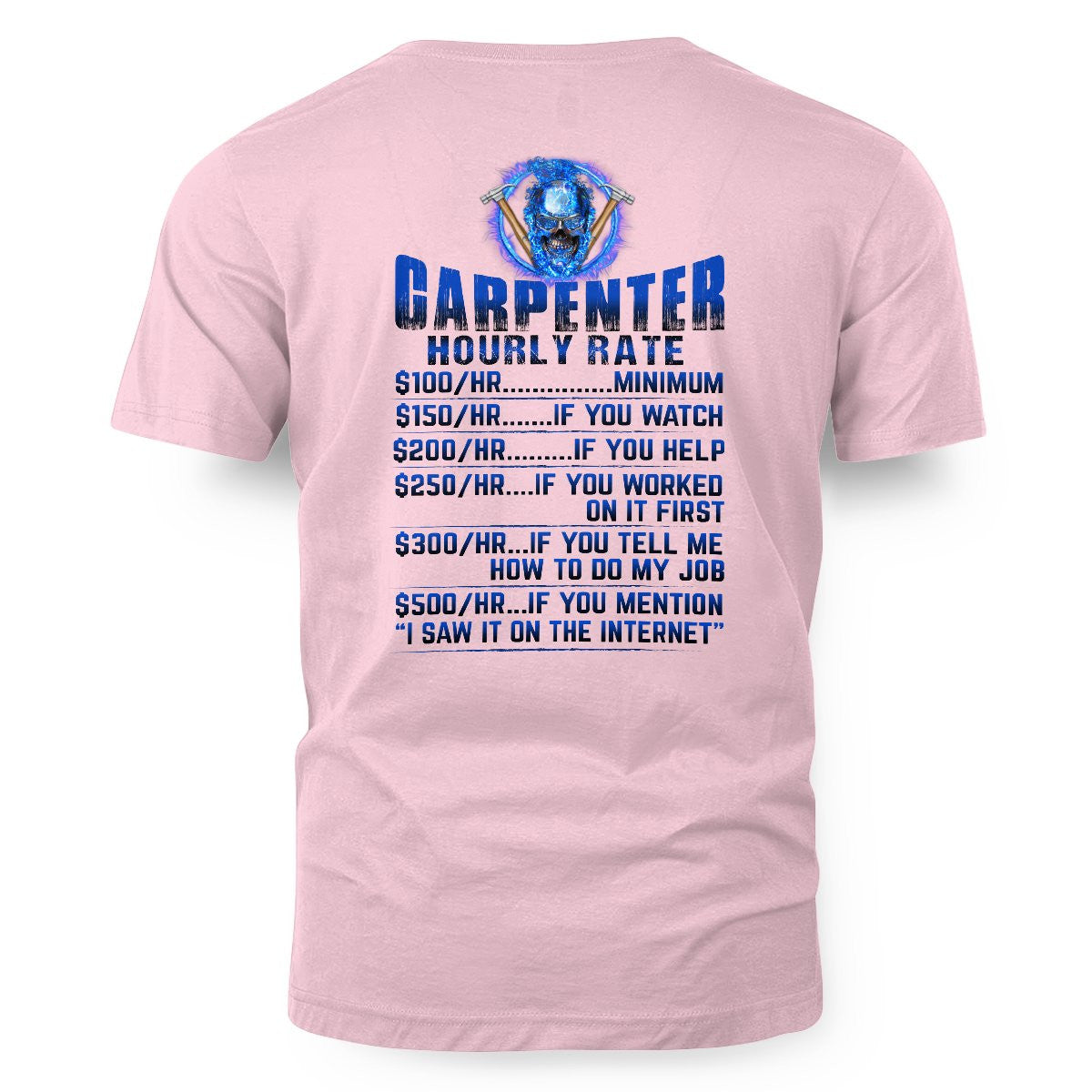 Awesome Carpenter Hourly Rate-Hoodie-#M191024HORLY9BCARPZ8