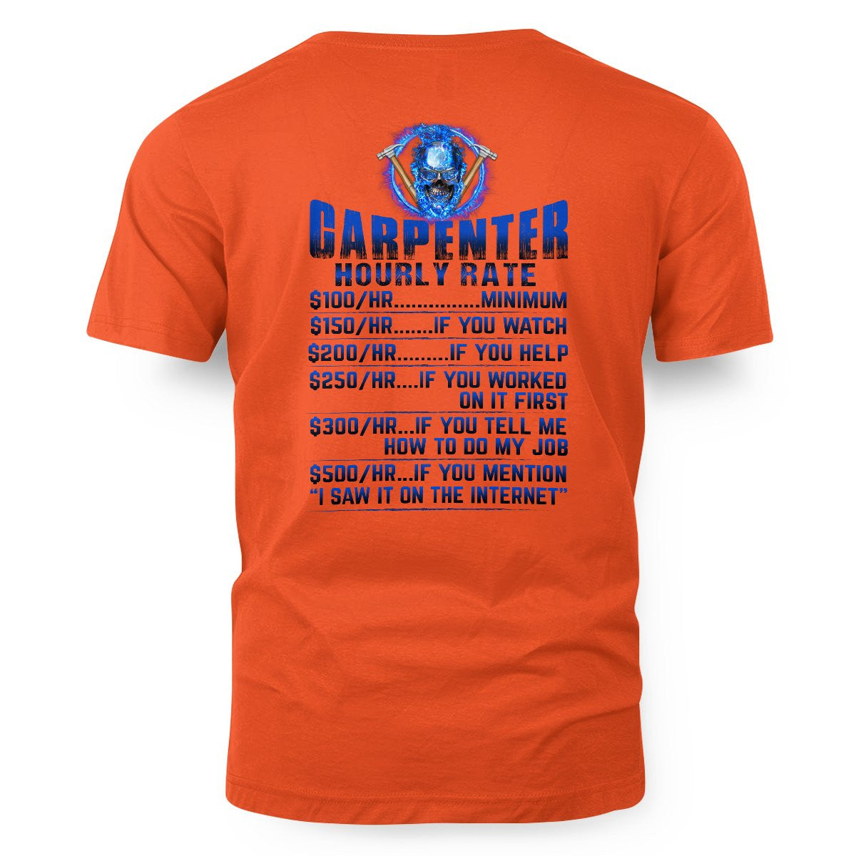 Awesome Carpenter Hourly Rate-Hoodie-#M191024HORLY9BCARPZ8