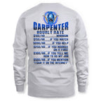 Awesome Carpenter Hourly Rate-Hoodie-#M191024HORLY9BCARPZ8