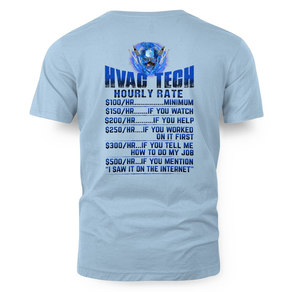 Awesome HVAC Tech Hourly Rate-Hoodie - grunx260804-0236