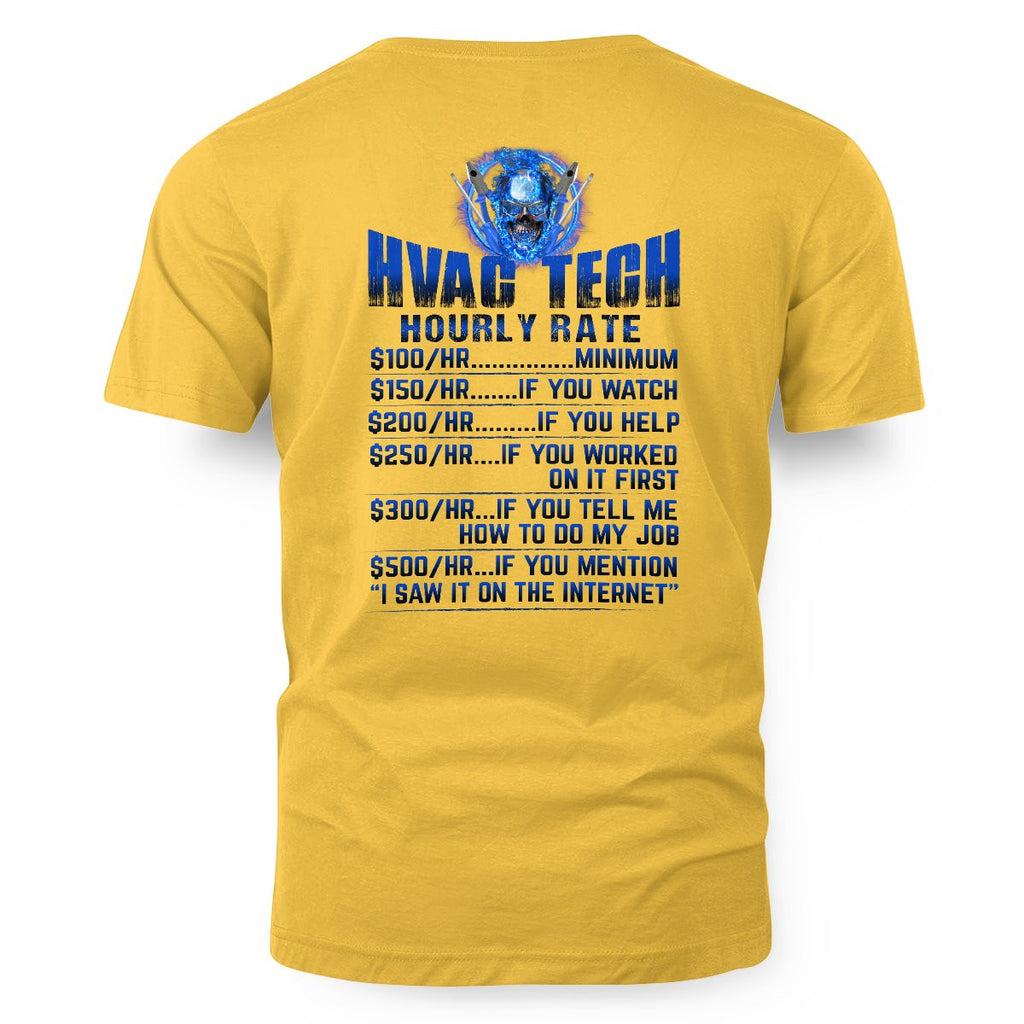 Awesome HVAC Tech Hourly Rate-Hoodie - grunx260804-0236