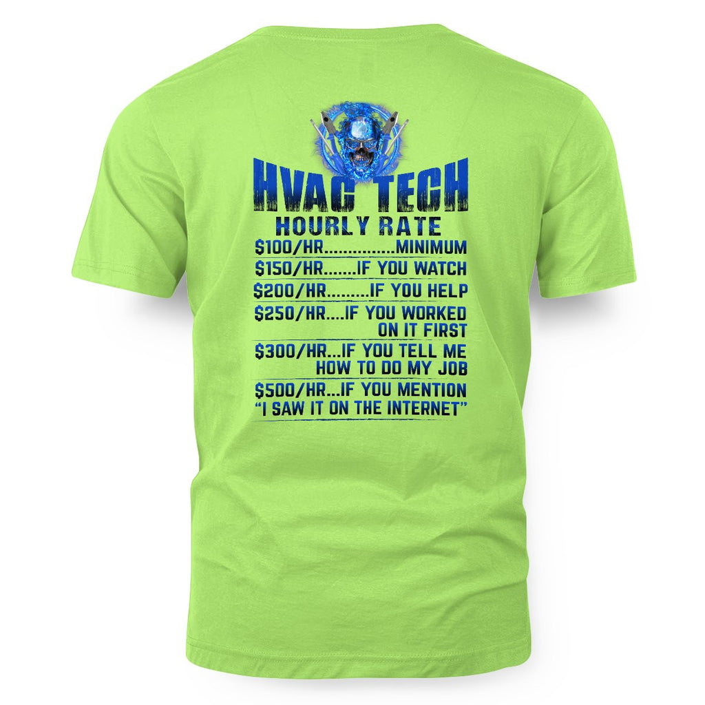 Awesome HVAC Tech Hourly Rate-Hoodie - grunx260804-0236